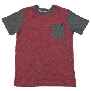 Amplify Boy's T-Shirt | Red & Grey | Size M (10-12)